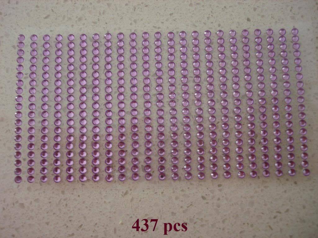 437 3MM RHINESTONE DIAMANTE DIY CRAFT STICKER WEDDING INVITATION IPHONE ENVELOPE