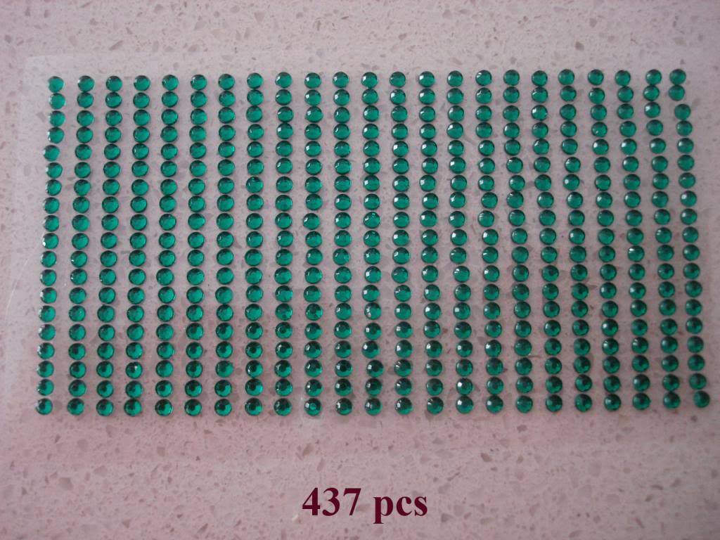 437 3MM RHINESTONE DIAMANTE DIY CRAFT STICKER WEDDING INVITATION IPHONE ENVELOPE