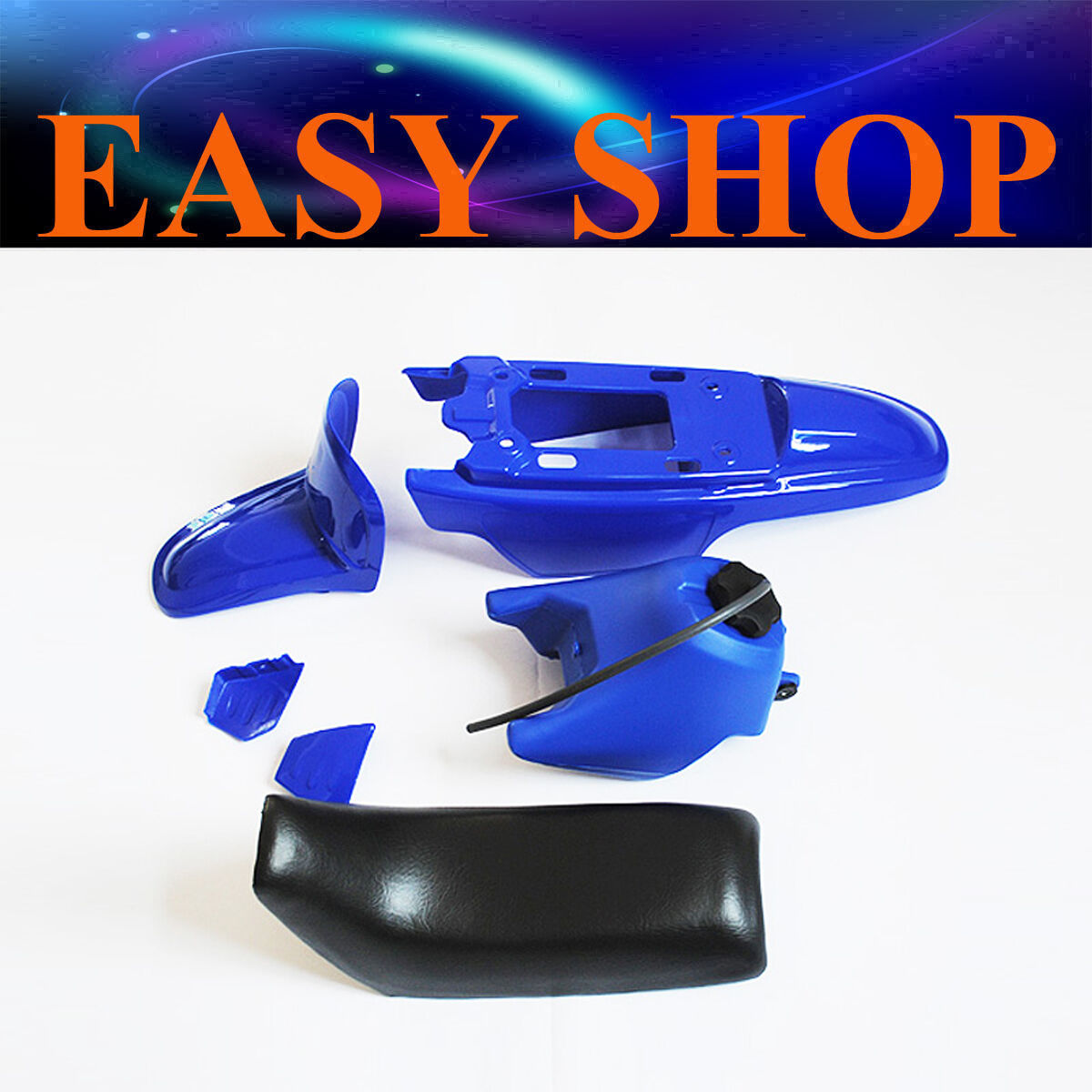 BLUE Plastic Fender Fairing Seat Fuel Tank FOR Yamaha Peewee PW50 PY50 PW 50