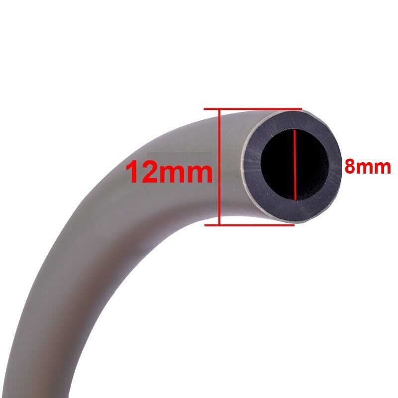 1 METER 12MM 8MM FUEL LINE PETROL TANK RUBBER HOSE ATV QUAD DIRT PIT PRO BIKE