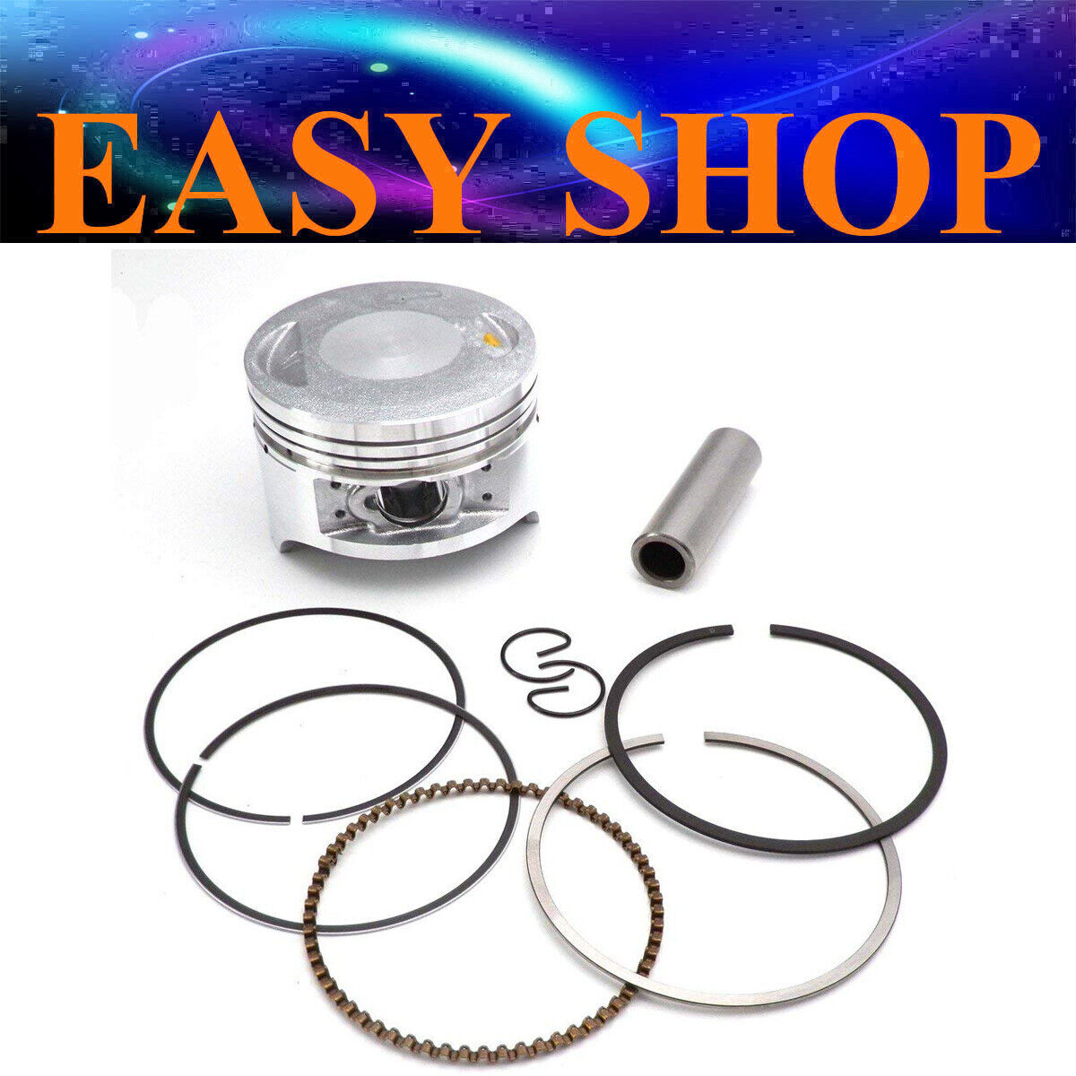 63.5mm Piston Ring Set CG 200cc Water-Cooled & Air Cooled ATV Dirt Bike Go Kart