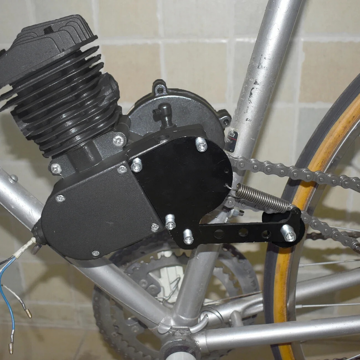 Spring Loaded Chain Tensioner for 49cc 80cc 100cc 2 Stroke Engine Motorized Bike