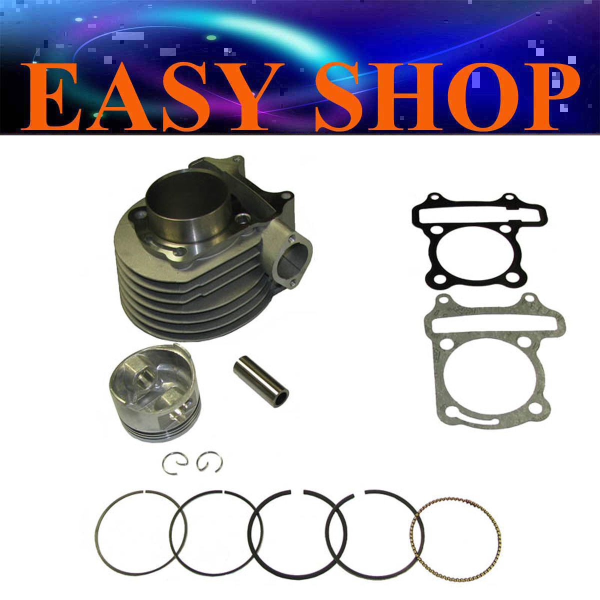 CYLINDER BORE PISTON HEAD GASKET GY6 125cc 150cc 152QMI ENGINE MOPED SCOOTER ATV