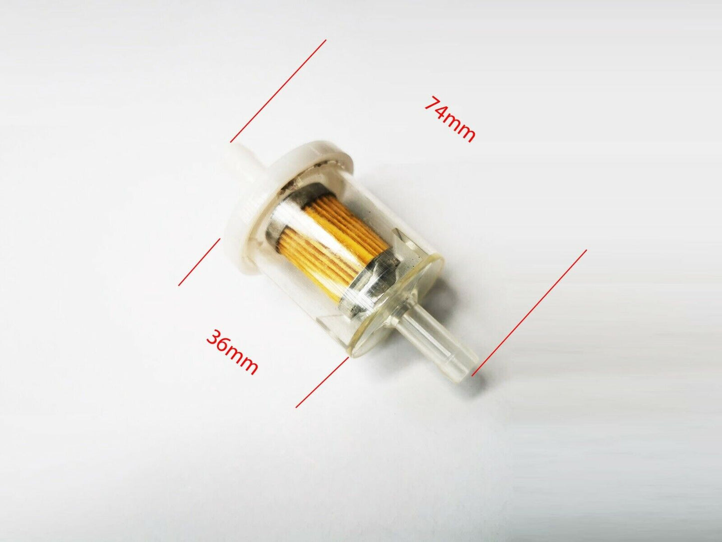 10 x 7mm Inline Fuel Filter for Briggs and Stratton 691035 493629 Ride On Mower