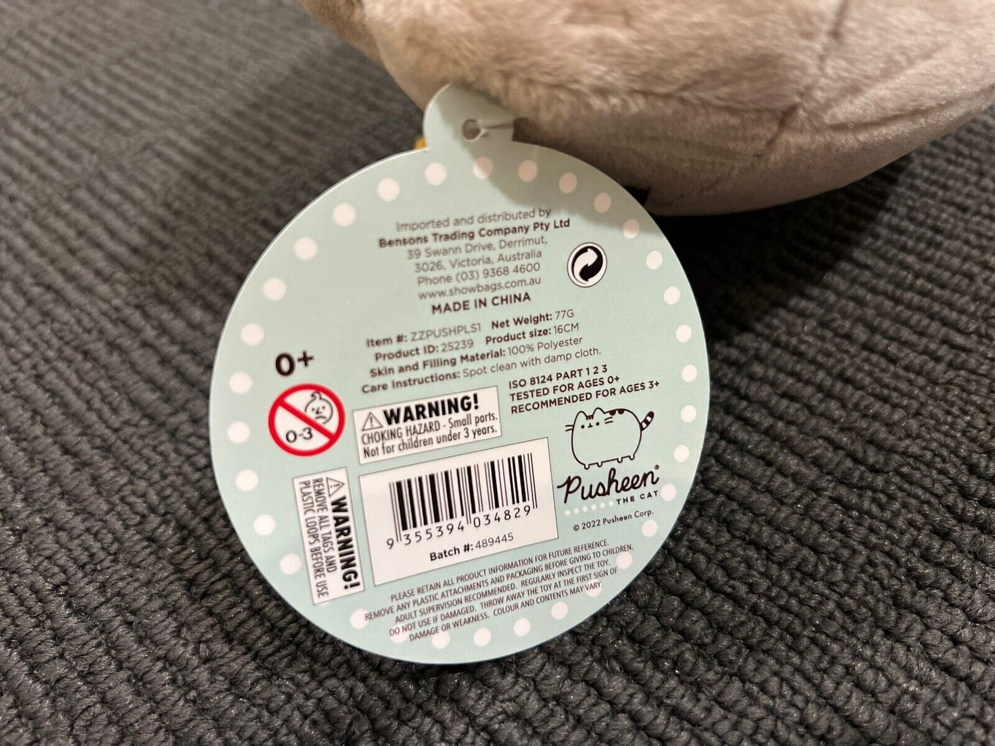 Brand New Pusheen The Cat - Licensed Pusheen Pizza 16CM