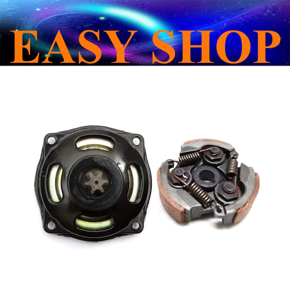 6 Tooth Drum Bell Housing Gear Box Clutch 47cc 49cc Minimoto Pocket Rocket Buggy