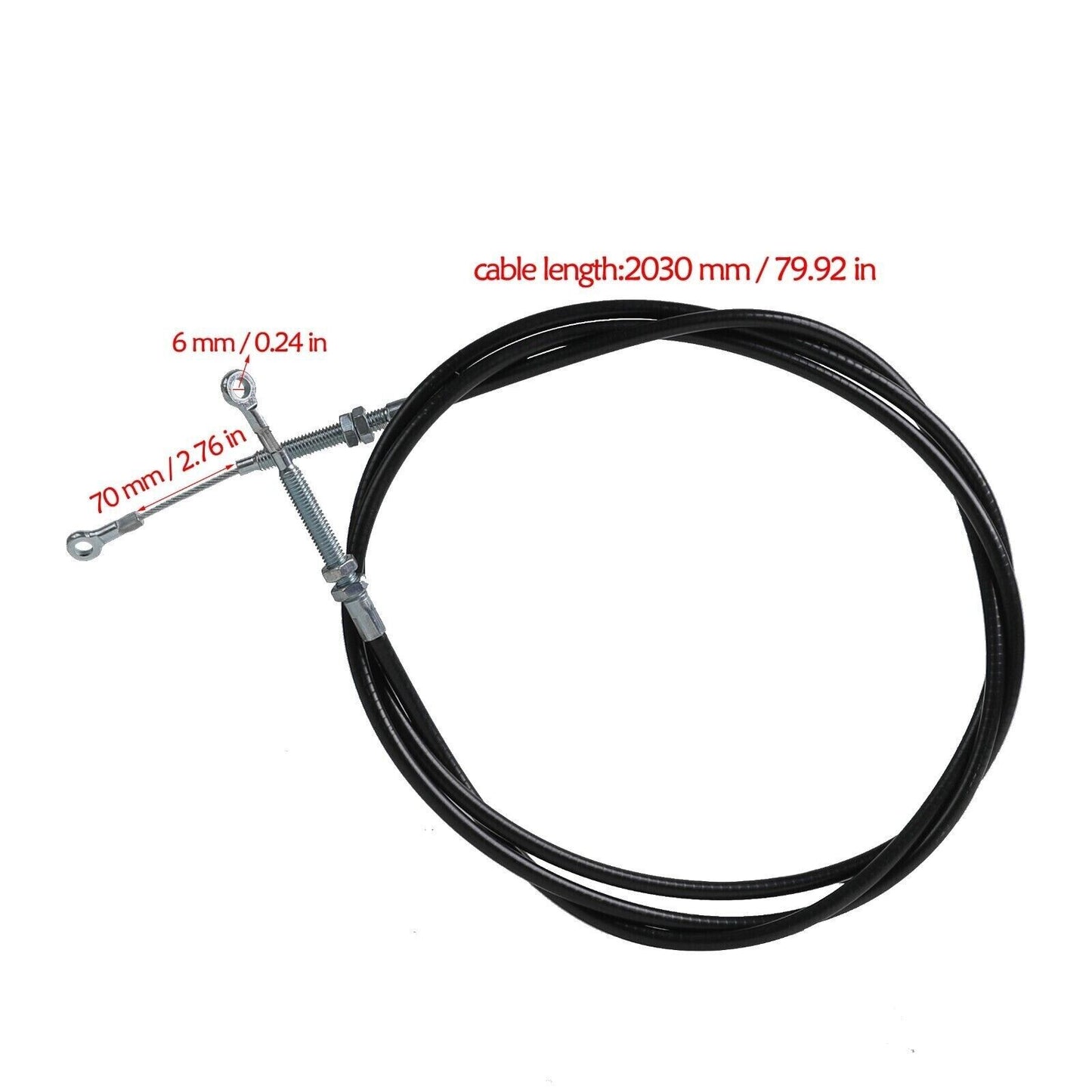 2030mm Foot Brake Cable For ATV Go Kart Drift Trike Project Quad Buggy 4 Wheeler