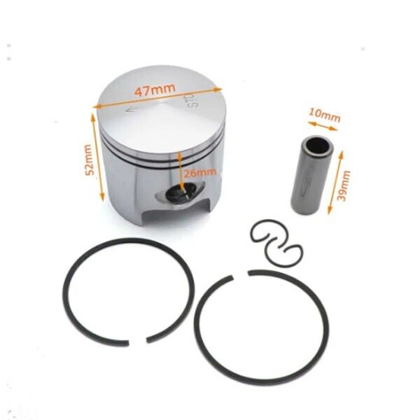 47mm Piston Rings Kit 10mm Pin for Yamaha Jog 70cc Minarelli Big Bore Moped Bike