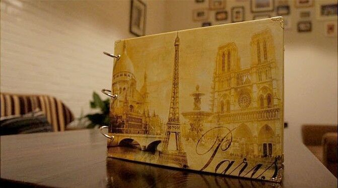 60 Pages Vintage DIY Photo Album Craft Kraft Scrapbooking Gift Wedding Memory