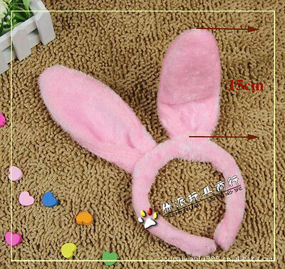 Cute Easter Bunny Rabbit Ear Headband Hair Band Girl Boy Costumes Party Dress Up
