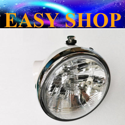 2 Wires 12 Volt White FRONT LIGHT HEADLIGHT For Honda Monkey Mini Z50 Bike