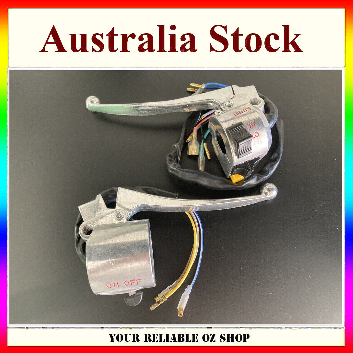 HANDLE BAR LIGHT HORN START INDICATOR SWITCH BUTTON For HONDA CD70 CD100 BIKE