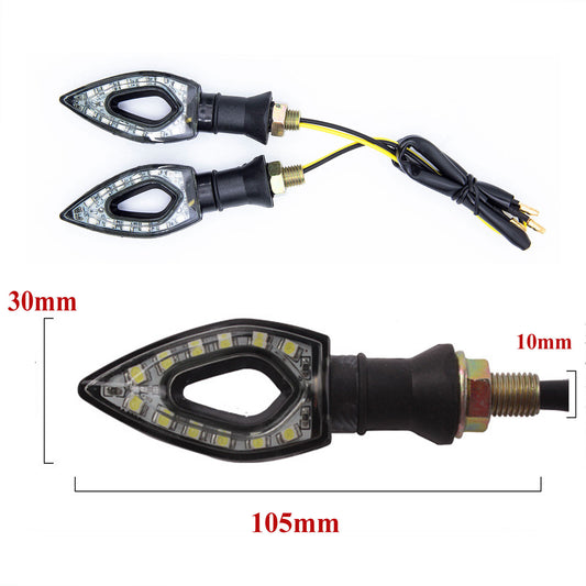 2Pcs LED indicators Blinker Yamaha TT250 TT350 TT500 TT600 TTR125 TTR230 TTR600