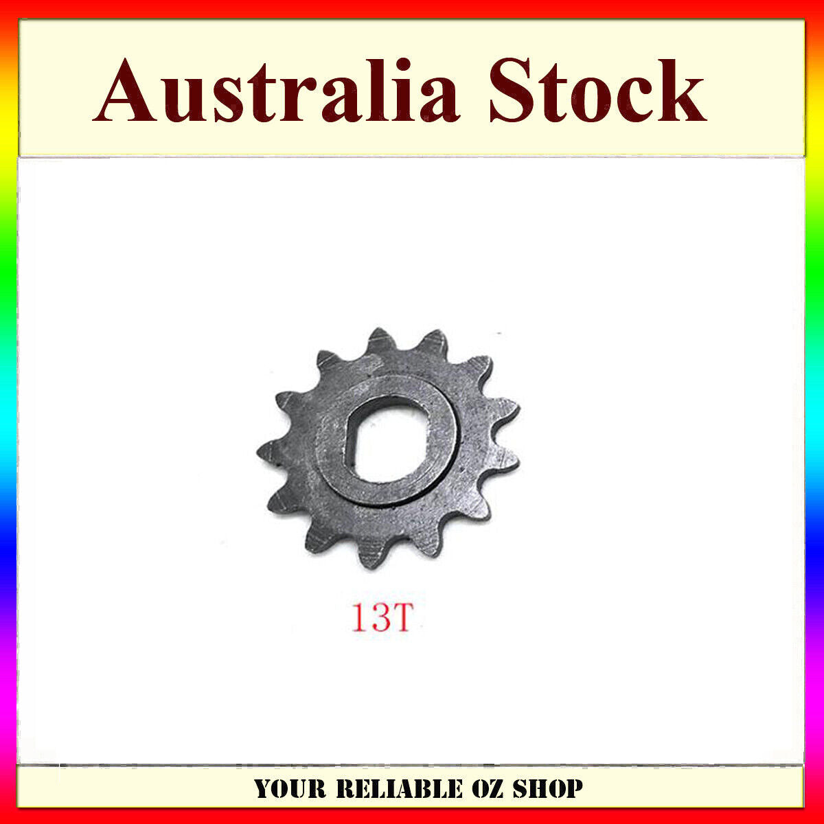 25H 13T Tooth Chain Sprocket for Mini Pocket Dirt Bike Scooter ATV Gas Scooter