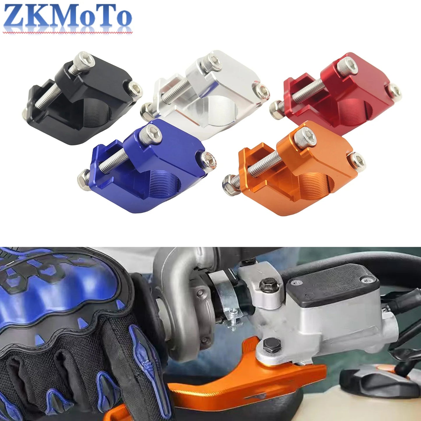 CNC Clutch Brake Master Cylinder Mount Clamp For KTM EXC EXCF SX SXF125-525