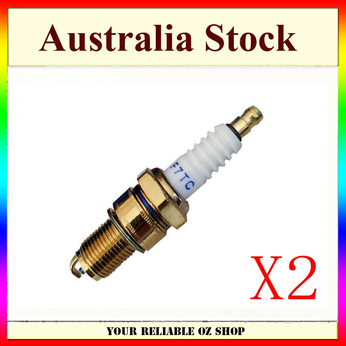 2X Spark Plug Ignition Coil F7TC GX110 GX120 GX140 GASOLINE LAWNMOWER GENERATOR