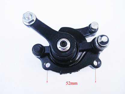 Front + Rear Disc Brake Calipers Pads 49cc Mini PIT Dirt Quad Pocket Rocket Bike