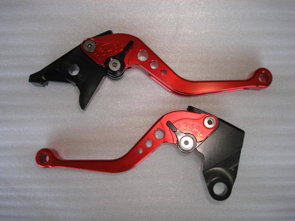 RED GOLD CNC KAWASAKI BRAKE CLUTCH LEVER ZX10R Z1000 ZZR600 ZX6R VERSYS BIKE