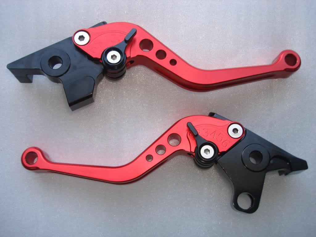 RED GOLD CNC YAMAHA BRAKE CLUTCH LEVER FJR XJR 1300 SUPER TENERE BIKE MOTORCYCLE