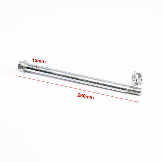 15mm 260mm Front Rear Wheel Axle Spindle TDR Foxico Motowork Atomic DHZ Assassin