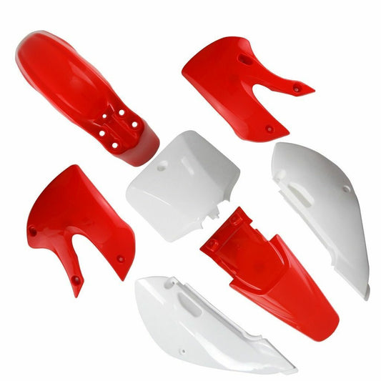 Red Plastic Fairing Fender Kawasaki KLX110 KX65 125cc 150cc Dirt PIt Pro Bike