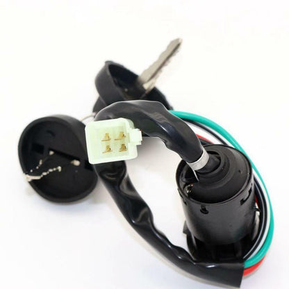 4 Pin Male Plug Ignition Key Switch 50cc 90cc 110cc 125cc 250cc Apollo Assassin