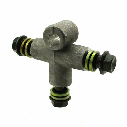 Hydraulic Brake Hose Pipe Tee Coupling Connector 3way Adapter ATV Quad Dirt Bike