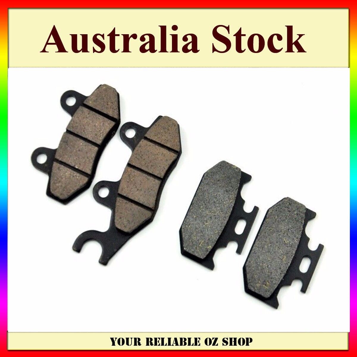 Front + Rear Brake Pads Set For YAMAHA TT-R TTR250 TT-R250 1993-2007 Motorcycle