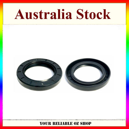 2 Pcs Oil Rubber Seals 30mm x 46mm x 8mm Metric Dual Lipped Rotary Shaft yamaha