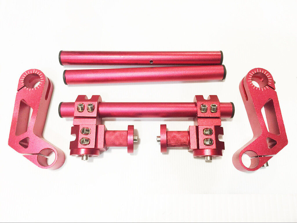 Red 22mm 7/8" Motorcycle Handlebar Adjustable Steering 125cc 150cc Dirt PIT Bike