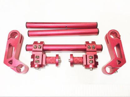 Red 22mm 7/8" Motorcycle Handlebar Adjustable Steering 125cc 150cc Dirt PIT Bike