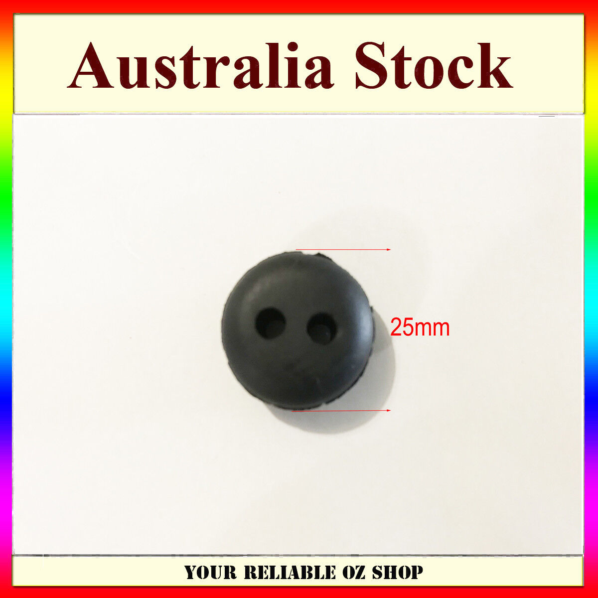 2 Hole Fuel Gas Tank Grommet McCulloch Mitsubishi Shibaura Lawn Mower blowers
