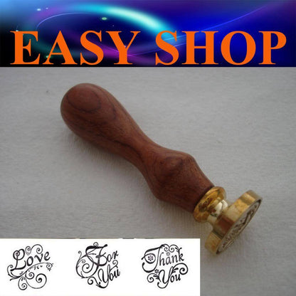Sealing Wax Stamp Gift Thank For You Love DIY Envelope Invitation Craft Cards