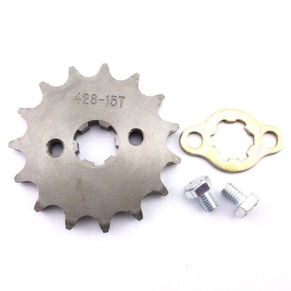 17mm 428 15 TOOTH FRONT CHAIN SPROCKET COG 125cc 150cc 250cc Atomic DHZ Assassin
