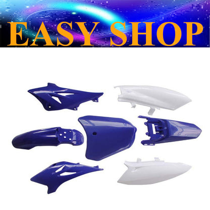 Blue Plastic Fairing Fender Cover Guards For YAMAHA 50cc 90cc TTR50 DIRT Bike