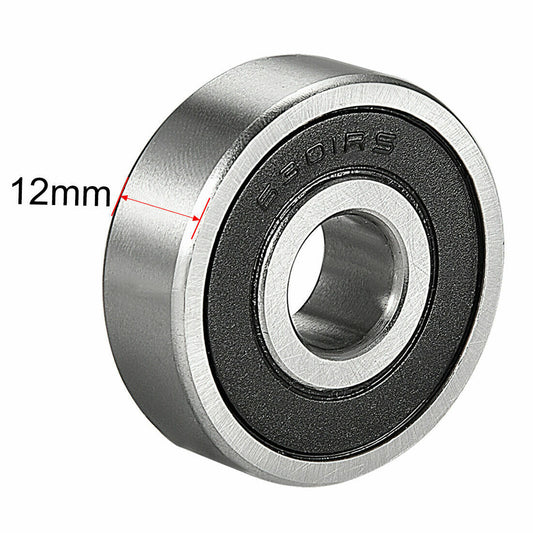 12mm 37mm 6301RS Ball Bearing Stub Axle Hub Wheel Rim Quad ATV Dirt Bike Buggy
