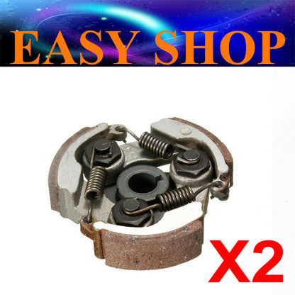 2x 3 Shoes Spring Keyway Clutch Pad 33cc 43cc 47cc 49cc 50cc DHZ Assassin Taotao