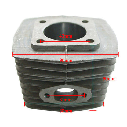 40mm Engine Barrel Cylinder Bore 48cc 50cc 2 Stroke Motorised Motorized Bicycle