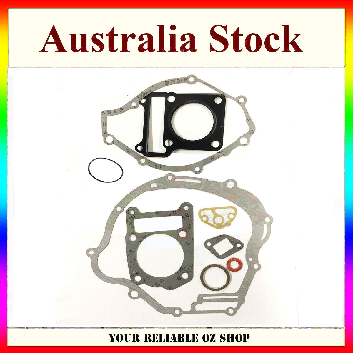 Engine Cylinder Gasket Seals Kit For Yamaha YBR125 XT125 Air Cooled 154FMI