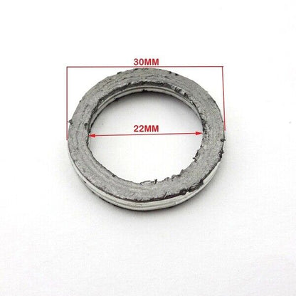2x 30mm 22mm Exhaust Muffler Gasket Seal Ring 140cc 160cc 200cc DIRT PITPRO BIKE