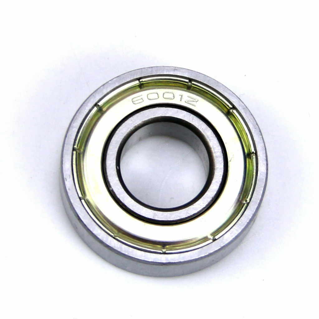 2X 12mm x 28mm x 8mm 6001Z Steel Deep Groove Ball Bearing Axle Hub Wheel Rim