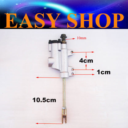 SILVER 10mm Banjo Bolt Rear Hydraulic Brake Master Cylinder PIT Trail Dirt Bike