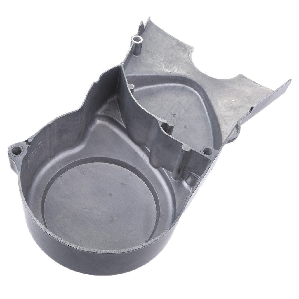 Silver Left Magneto Cover Engine Casing For 90cc 110cc 125cc 150cc Atomic Lifan