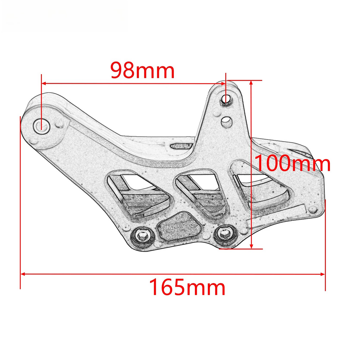Chain Guide Cover Guard For KTM FREERIDE 250R 350 690 ENDURO SMC R ABS