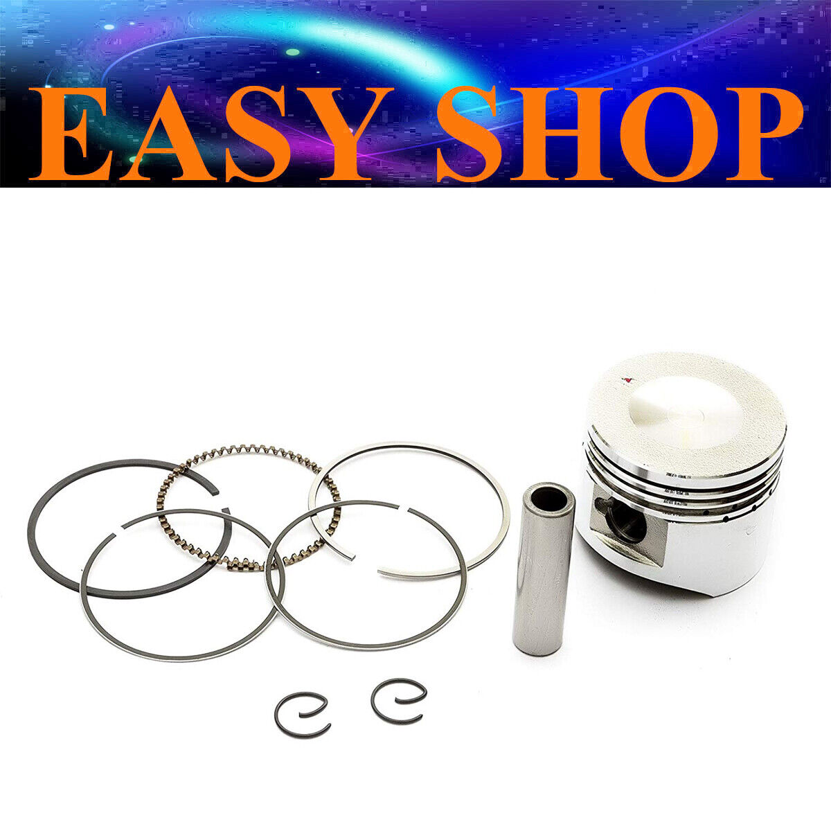 52mm 13mm Pin Piston Rings 110cc 125cc Gokart Buggy Thumpstar Trail Dune BIKE