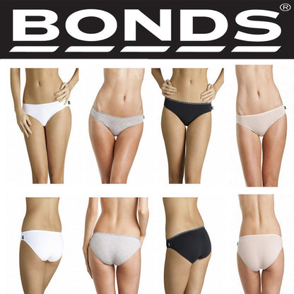 Bonds Lady Women Youth Basics Hipster Bikini Cotton Brief Underwear W0149Y