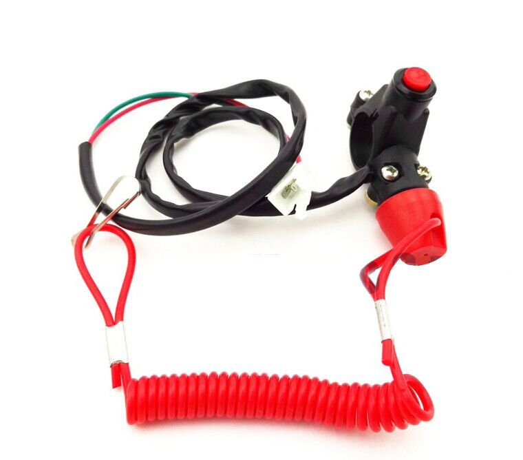 2 Wire Safety Tether KILL Stop SWITCH 49cc 50CC TDR Foxico Motowork Atomic DHZ