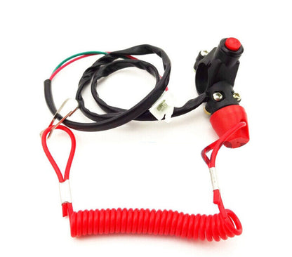 2 Wire Safety Tether KILL Stop SWITCH 49cc 50CC TDR Foxico Motowork Atomic DHZ