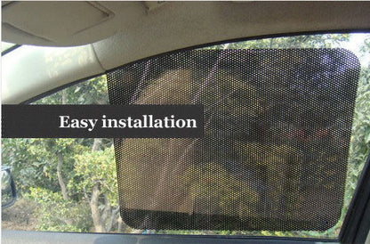 2X Sunscreen Sun Shade Visor Covers Mesh Shield Sticker Car Ute Caravan Window