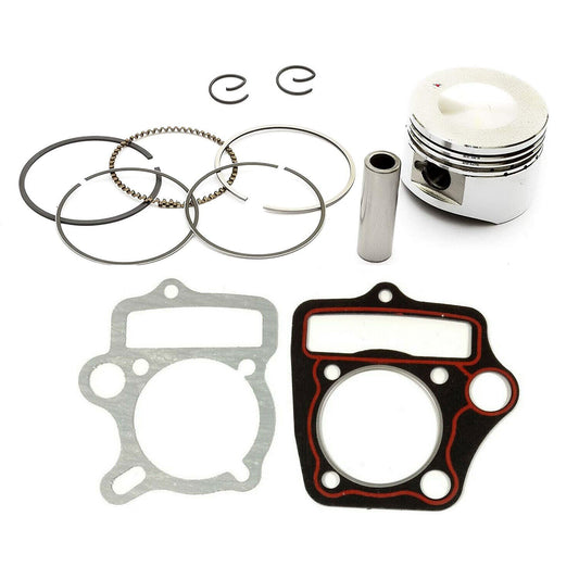 52.4mm Piston Rings Cylinder Gasket 110cc 125cc ATV Quad Dirt Pit Pro Dune Bike